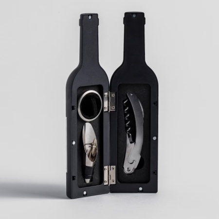 Set 3 accesorii pentru sticle de vin WINESHOW