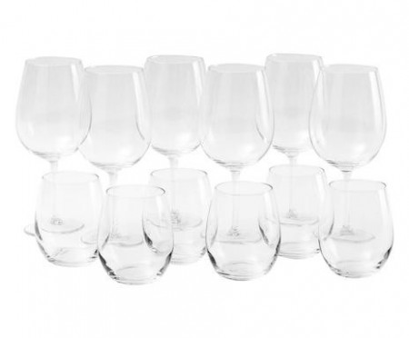 Set de 12 pahare Excelsa Enoteque din sticlă - Img 1