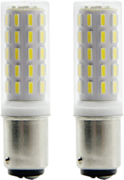 Set de 2 becuri BQHY, LED, BD15, metal/plastic, 5,5 x 1,7 cm
