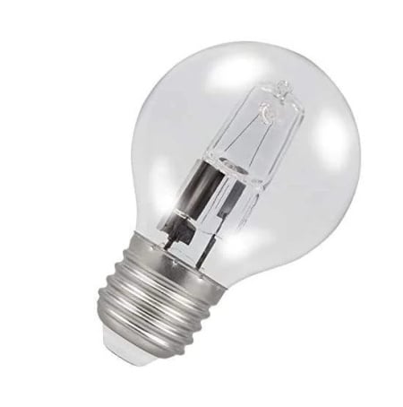 Set de 2 becuri cu halogen E27 Status, 28W, 7,5 x 4,5 cm