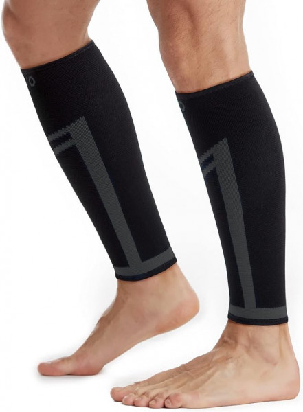 Set de 2 ciorapi de compresie pentru gambe, marimea S/M negru, tesatura