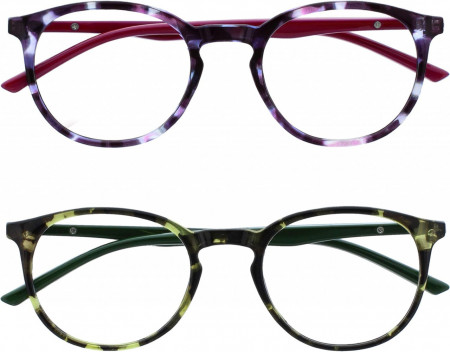 Set de 2 perechi de ochelari de vedere Opulize, multicolor, marimea +1.00