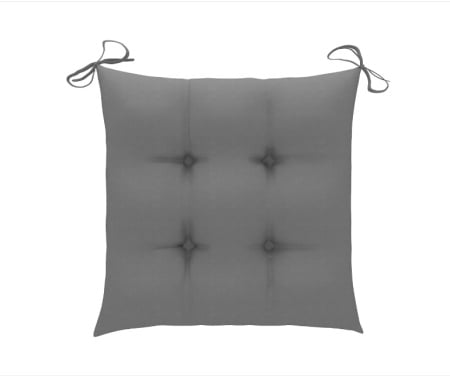 Set de 4 perne pentru scaun Marlow Home Co, textil, gri, 7 x 40 x 40 cm