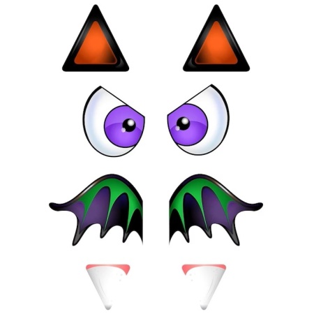 Set decoratiuni pentru Halloween Joyin, textil, multicolor, 8 piese