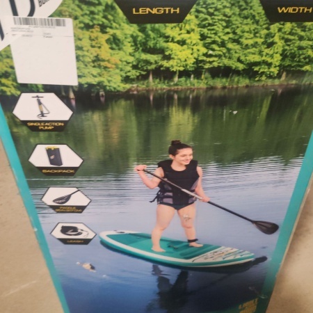 Set placa SUP Hydro-Force HuaKa'i, 305x84x15 cm, padela, pompa manuala, lesa picior, aripioara, kit reparatii, rucsac transport, Resigilat, Grad A