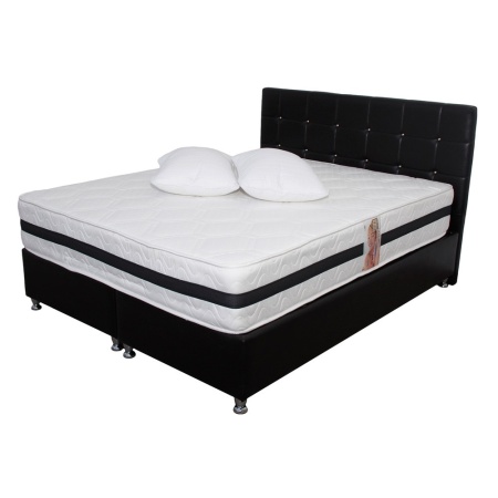 Set Saltea Super Lux Ortopedica Forte TULIP plus 2 perne microfibra 50x70, 180x200x30 - Img 1