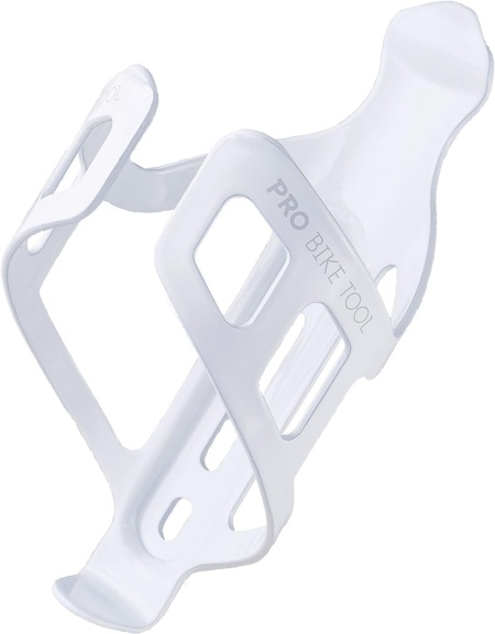 Suport de sticla pentru bicicleta Pro Bike Tool, aluminiu, alb