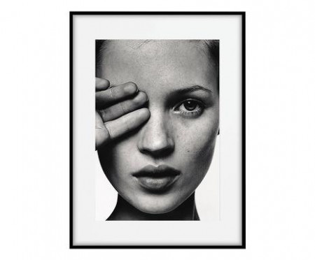 Tablou Kate Moss Face, 50x70 cm - Img 1