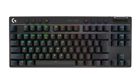Tastatura Gaming Logitech G PRO X TKL Lightspeed, Negru, Resigilat, Grad A
