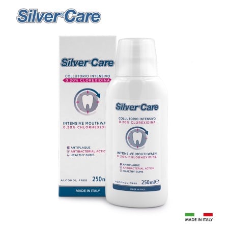 Apa de gura Silver Care actiune antibacteriana Clorhexidina 0.2% 250ml fara Alcool