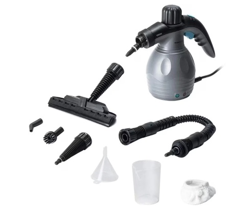 Aparat de curatat cu abur Cecotec HydroSteam 1030 Active 05515, presiune maxima 3 bari, putere 1000W, Debit de abur 30g/min, Negru, Resigilat, Grad A