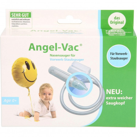 Aspirator nazal manual pentru bebelusi Angel-Vac, silicon, transparent