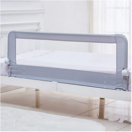 Balustrada de protectie pentru copii Kooldoo, plastic/textil, gri, 150 x 52 cm