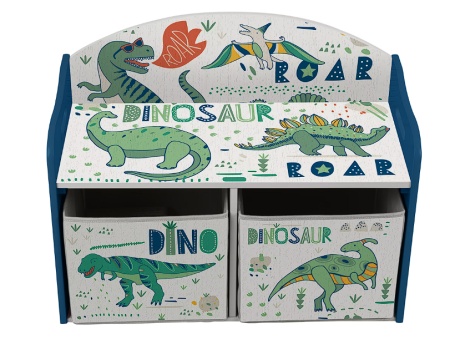 Bancuta cu depozitare pentru jucarii, pentru camera copilului, U-Grow, verde, Resigilat, Grad A