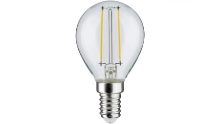 Bec Paulmann, LED, E14, metal/sticla, alb cald, 2,5W, 4,5 x 8 cm