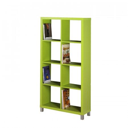 Biblioteca Ebern Designs, MDF, verde, 146 x 76 x 29 cm - Img 1