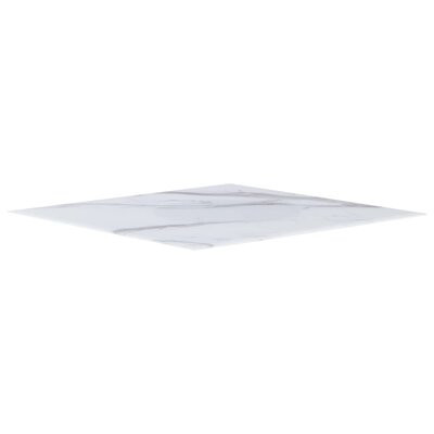 Blat de masă Aultman Marble, alb, 70 x70 cm - Img 1