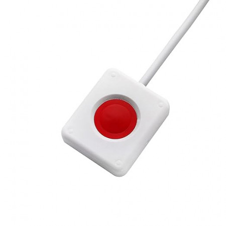 Buton de apel de urgențA PNGKNYOCN, alb/rosu, mufă 6,3 mm, 2 m