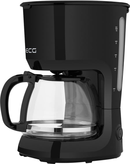 Cafetiera ECG KP 2116 Easy, 750 W, 1.25 L, 10 cesti, bol din sticla, filtru permanent