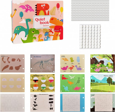Carte educationala pentru copii de 3 aniJolyeictor, hartie, multicolor, 24 x 16 x 2 cm
