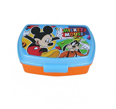 Caserola de pranz pentru copii Ils I Love, model Mickey Mouse, multicolor, 23 cm , 266 ml
