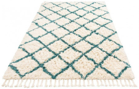 Covor Home Affaire, textil, alb/albastru, 120 x 180 cm