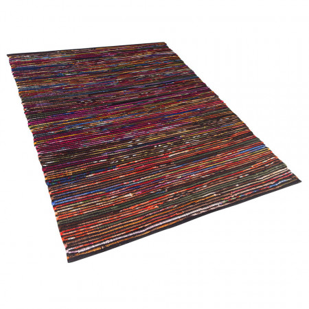 Covor lucrat manual Bartin, multicolor închis, 160 x 230 cm - Img 1