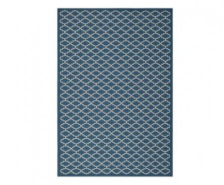 Covor pentru interior/exterior Gwen, polipropilenă, albastru inchis, 200 x 289 cm