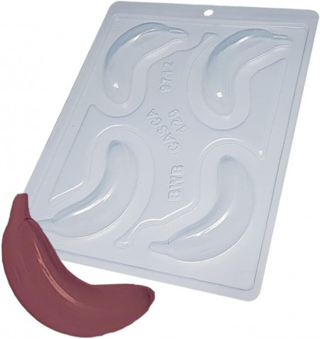 Forma pentru ciocolata BWB 9712, silicon/plastic, transparent, 18,5 x 24 cm