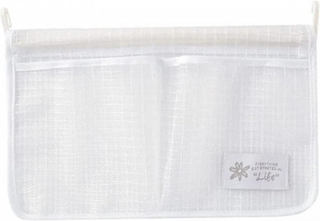 Geanta organizatoare pentru frigider GoldRock, textil, alb, 22 x 13 cm