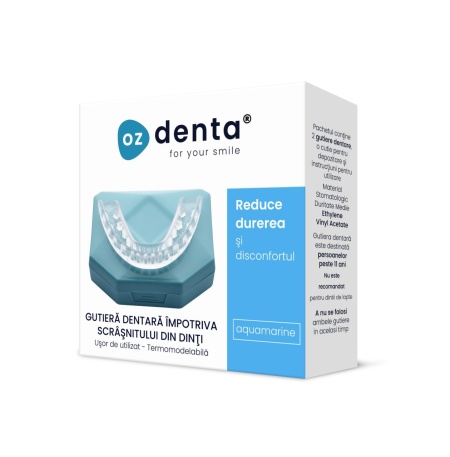 Gutiera anti bruxism Oz Denta Acquamarin (scrasnitul din dinti) - Img 1