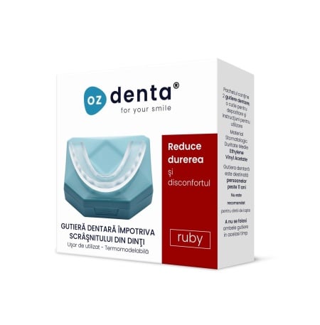 Gutiera Dentara Oz Denta Ruby (scrasnitul dintilor avansat)