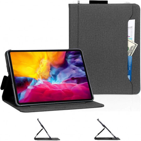 Husa de protectie pentru iPad Pro 11 Case Skycase, piele PU, negru, 11 inchi