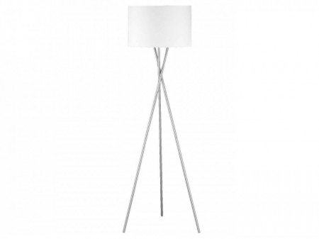 Lampadar Wotan, metal/textil, alb, 54 x 160 x 54 cm, 60w - Img 1