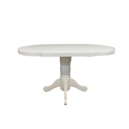 Masa extensibila living SB Fan alba, 74x99x100/133.5 cm