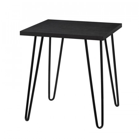 Masa laterala Acevedo, negru, 56 x 49 cm - Img 1