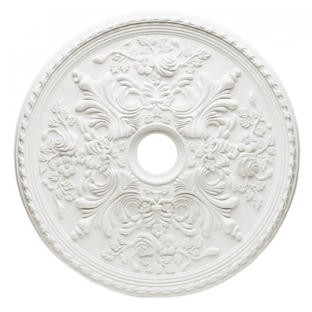 Medalion pentru tavan Anselme, alb, 71,1 x 71,1 cm - Img 1