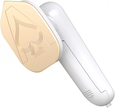 Mini fier de calcat cu abur Udbrud, portabil, titan/plastic, alb/natur, 20 x 8,6 x 8,2 cm, 32W