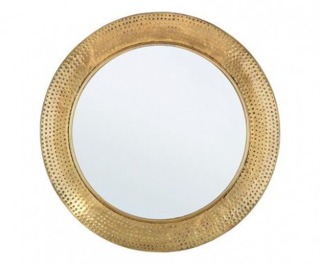 Oglinda de perete Adara, metal/sticla, auriu - Img 1