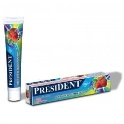 Pasta de dinti President Kids cu fluorura de sodiu (copii 3-6 ani) 50ml