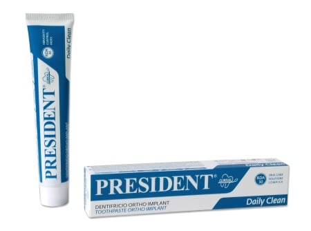 Pasta de dinti PresiDent Ortho Implant, pentru Igiena Aparatului / Implantului Dentar 75ml