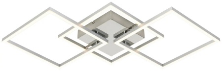 Plafoniera LED Olpü în culori aluminiu max. 37 wați