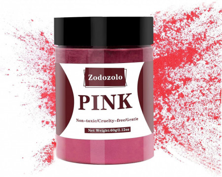 Pulbere pentru rasina epoxidica Zodozolo, roz, 60 g