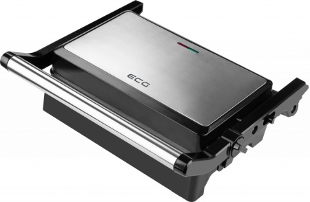 Sandwich maker si grill ECG S 3070 Panini Power, 1500 W, deschidere 180°, placi nonaderente - RESIGILAT