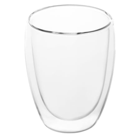 Set 2 pahare pentru latte macchiato ETA 4181 93020, 350 ml, pereti dubli din sticla borosilicata