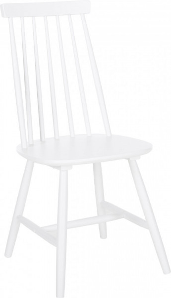 Set de 2 scaune din lemn Milas, alb - Img 1
