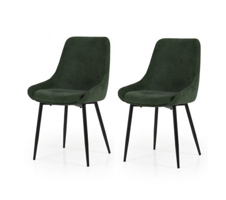 Set de 2 scaune tapitate Mankato, 85 x 48 x 55 cm - Img 1
