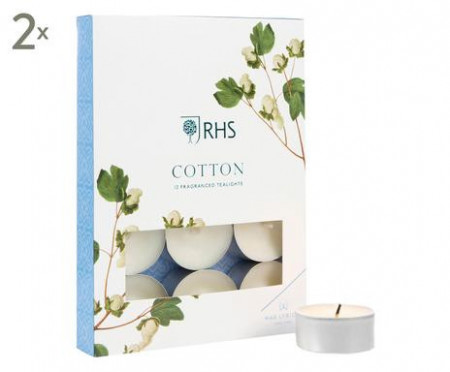 Set de 24 candele parfumate Cotton - Img 1