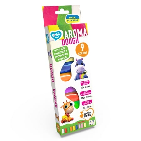 Set plastilina Lovin 9pcs*15gr - Aroma