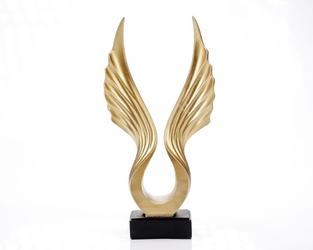 Statueta "Flight" Gold din rasina